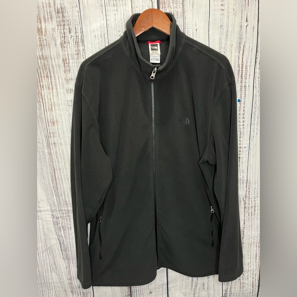North Face Jacket Adult 2XL Black Active Fleece Outdoors Hiking Lightweight Mens